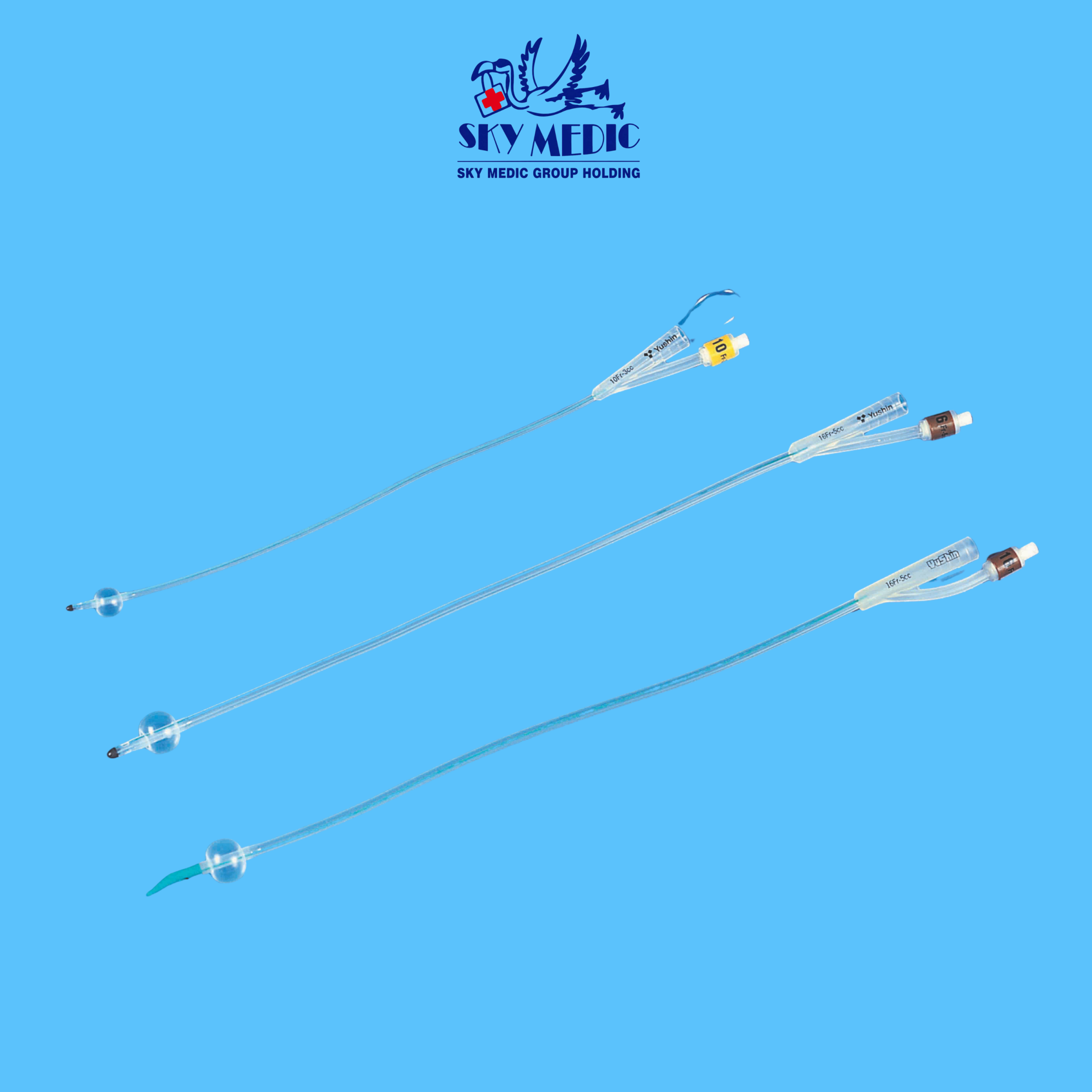 100% SILICONE 2-WAY FOLEY CATHETER
