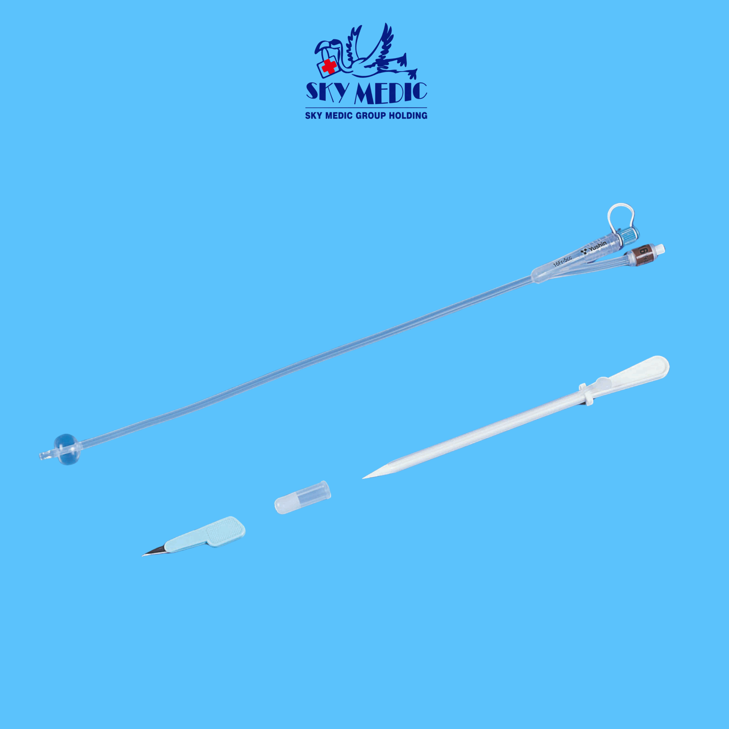 100% SILICONE SUPRAPUBIC CATHETER